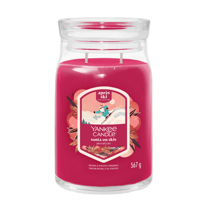 Candela Signature Grande "Santa on Skis" Yankee Candle - Kōdō.boutique