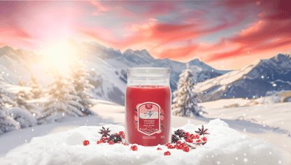Candela Signature Grande "Santa on Skis" Yankee Candle - Kōdō.boutique