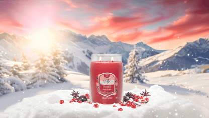 Candela Signature Grande "Santa on Skis" Yankee Candle - Kōdō.boutique