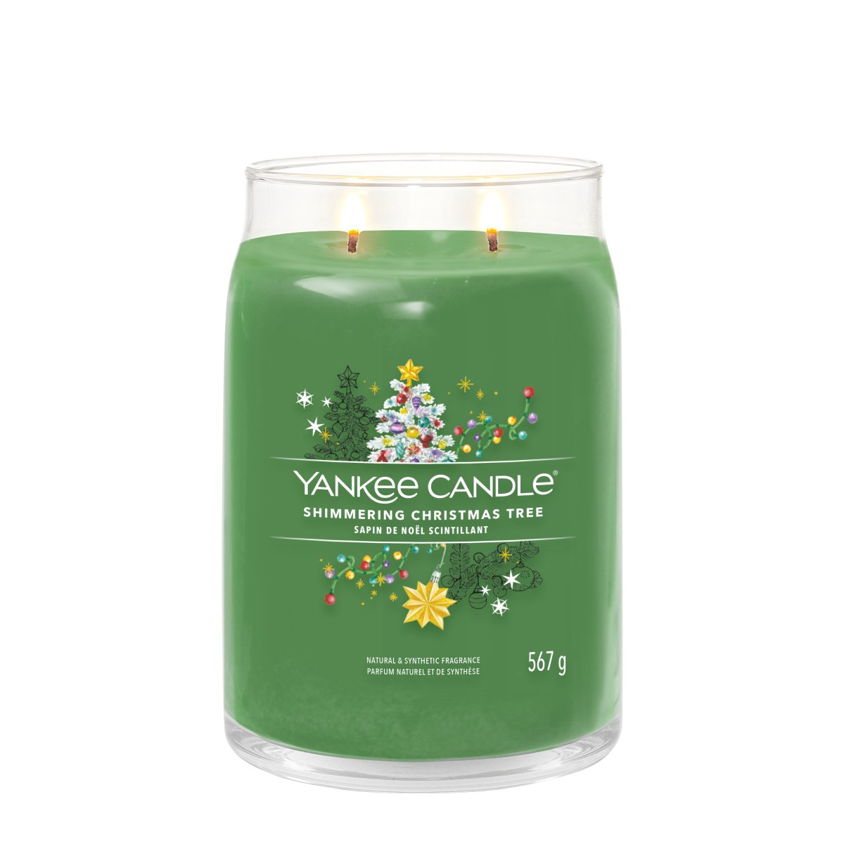 Candela Signature Grande "Shimmering Christmas Tree" Yankee Candle - Kōdō.boutique