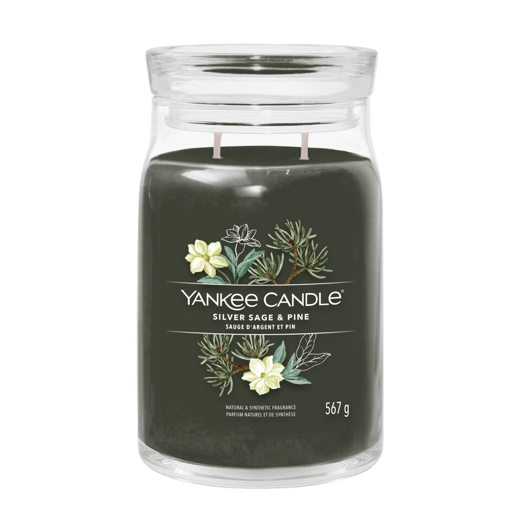 Candela Signature Grande "Silve Sage & Pine" Yankee Candle - Kōdō.boutique