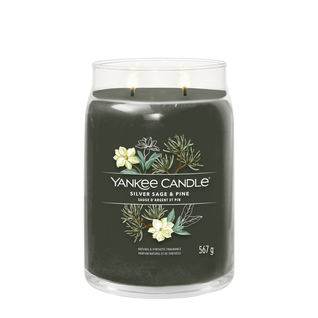 Candela Signature Grande "Silve Sage & Pine" Yankee Candle - Kōdō.boutique