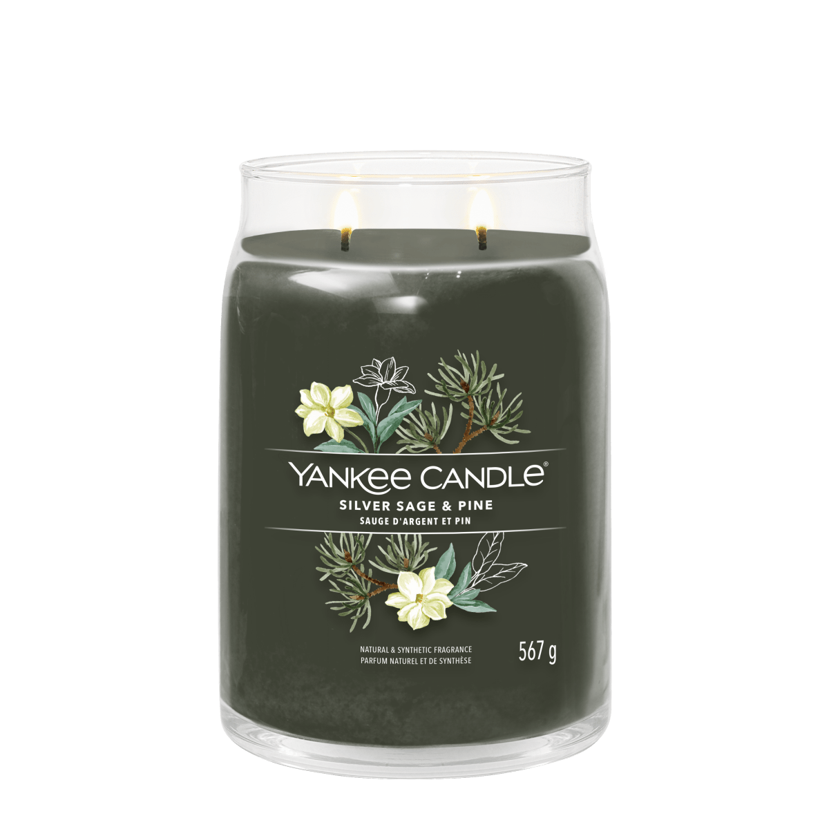 Candela Signature Grande "Silve Sage & Pine" Yankee Candle - Kōdō.boutique