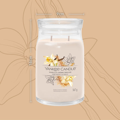 Candela Signature Grande "Vanilla Crème Brûlée" Yankee Candle - Kōdō.boutique