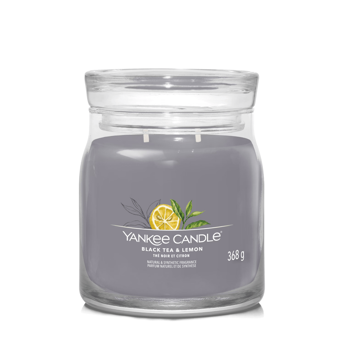 Candela Signature Media "Black Tea & Lemon" Yankee Candle - Kōdō.boutique