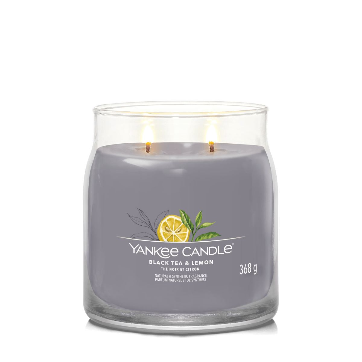 Candela Signature Media "Black Tea & Lemon" Yankee Candle - Kōdō.boutique