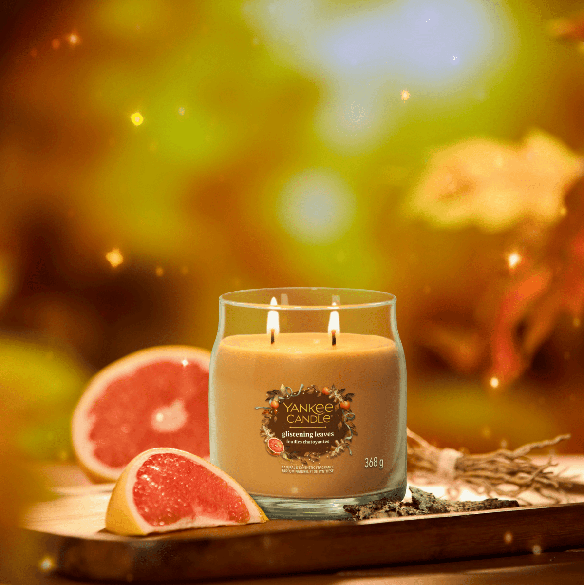 Candela Signature Media "Glistening Leaves" Yankee Candle - Kōdō.boutique