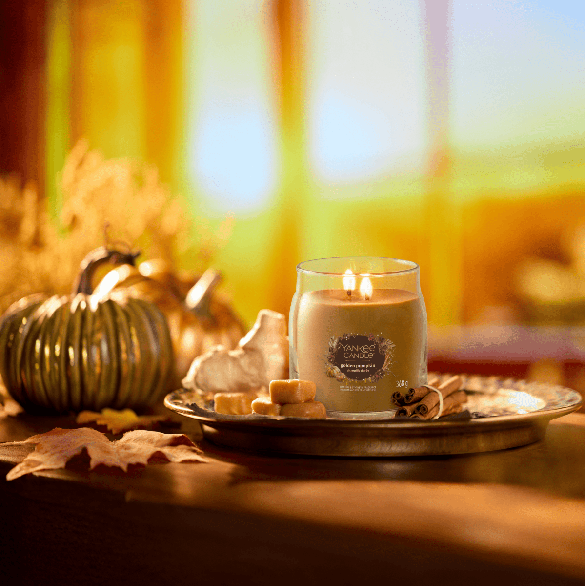 Candela Signature Media "Golden Pumpkin" Yankee Candle - Kōdō.boutique