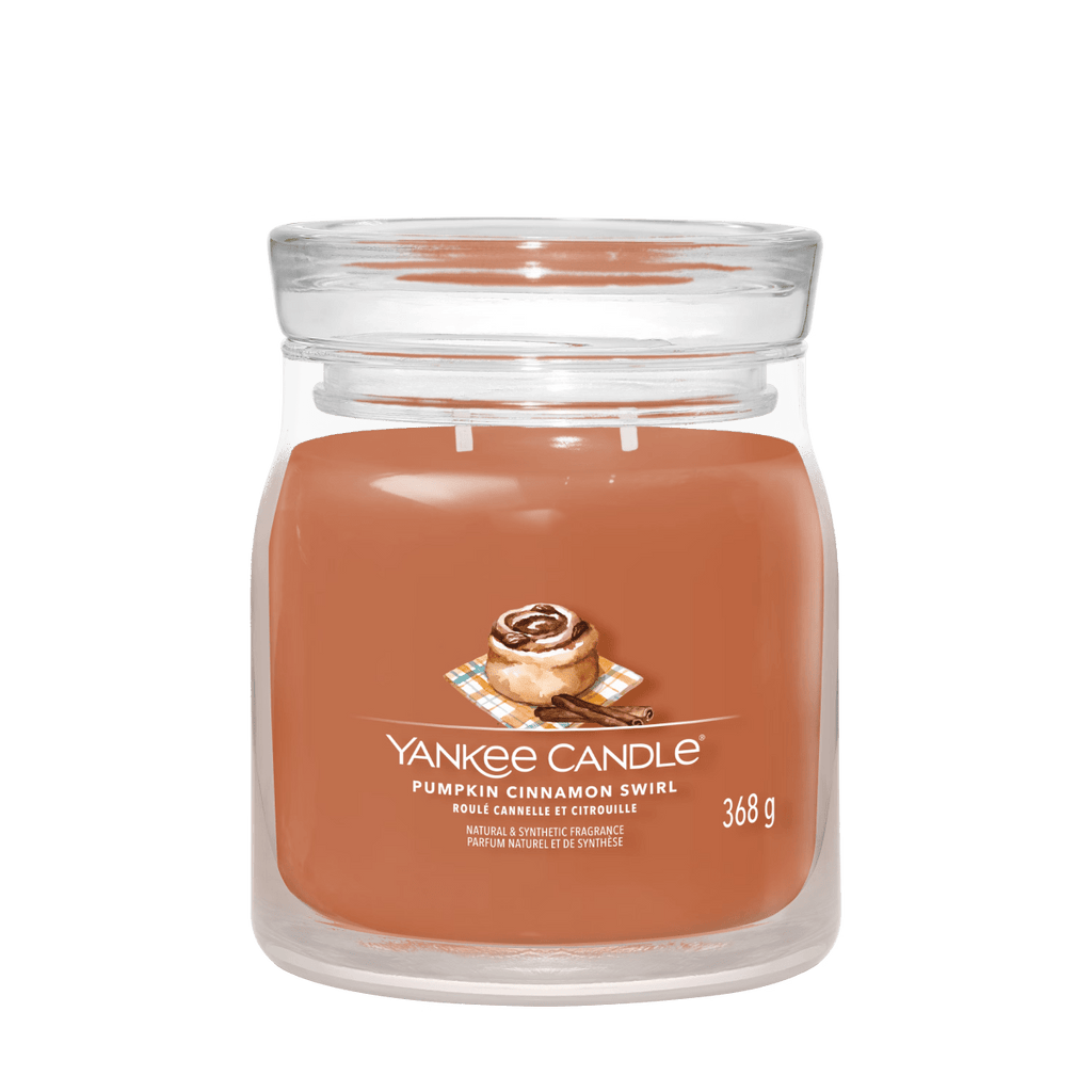 Candela Signature Media "Pumpkin Cinnamon Swirl" Yankee Candle - Kōdō.boutique