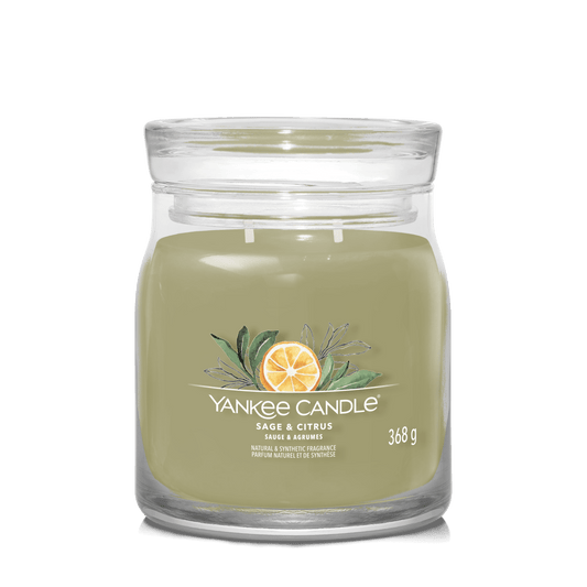 Candela Signature Media "Sage & Citrus" Yankee Candle - Kōdō.boutique
