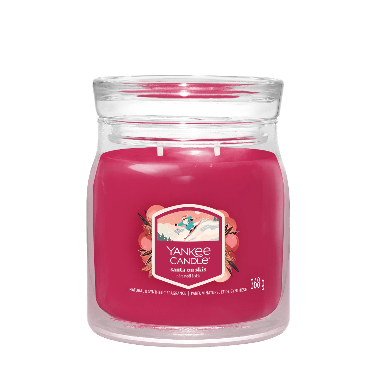 Candela Signature Media "Santa on Skis" Yankee Candle - Kōdō.boutique