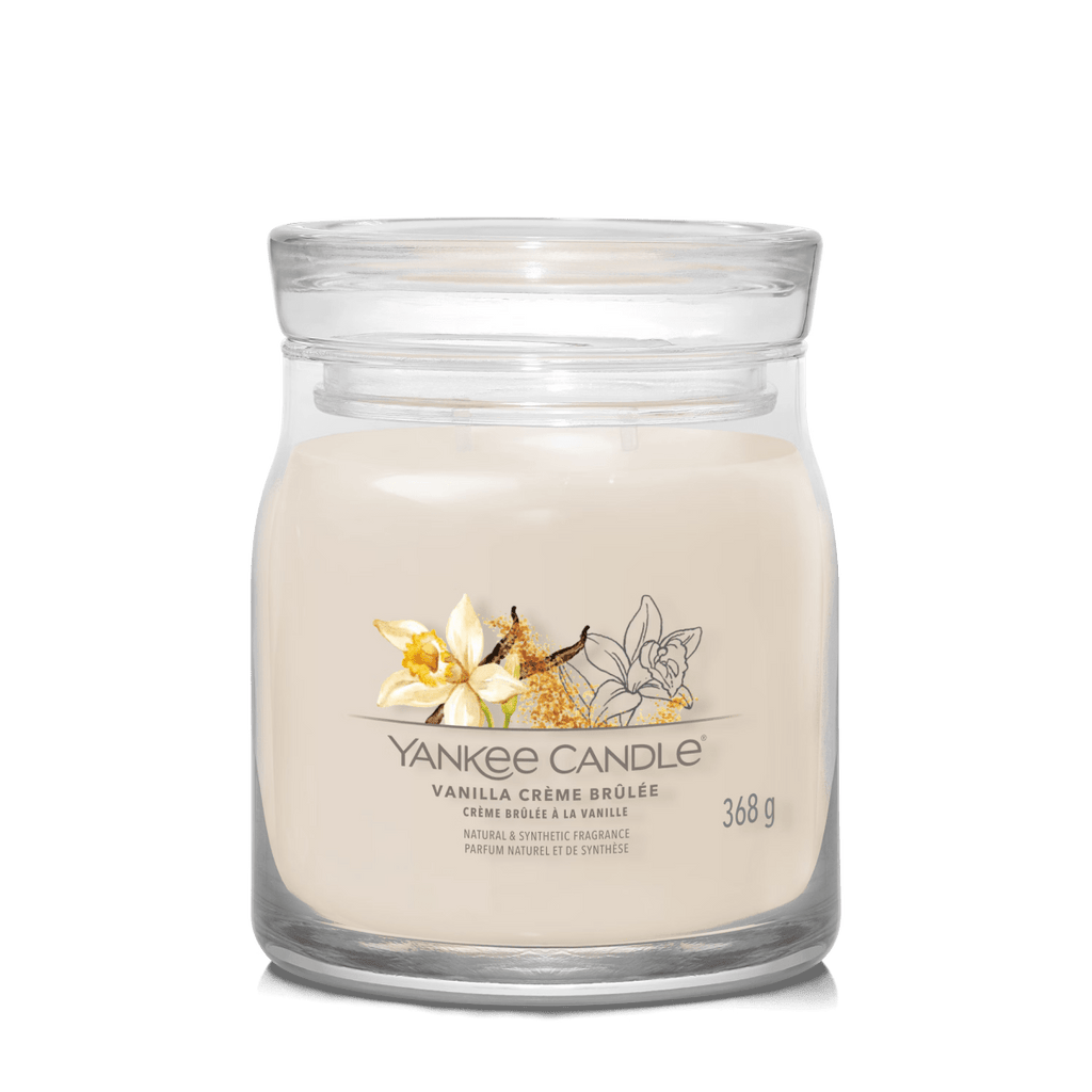 Candela Signature Media "Vanilla Crème Brûlée" Yankee Candle - Kōdō.boutique