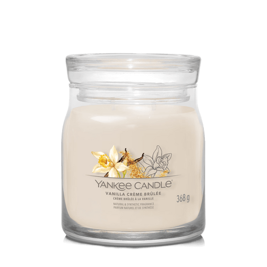 Candela Signature Media "Vanilla Crème Brûlée" Yankee Candle - Kōdō.boutique