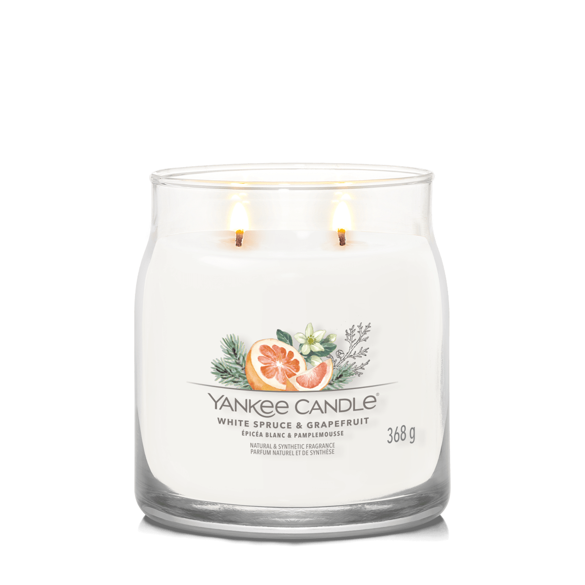 Candela Signature Media "White Spruce & Grapefruit" Yankee Candle - Kōdō.boutique