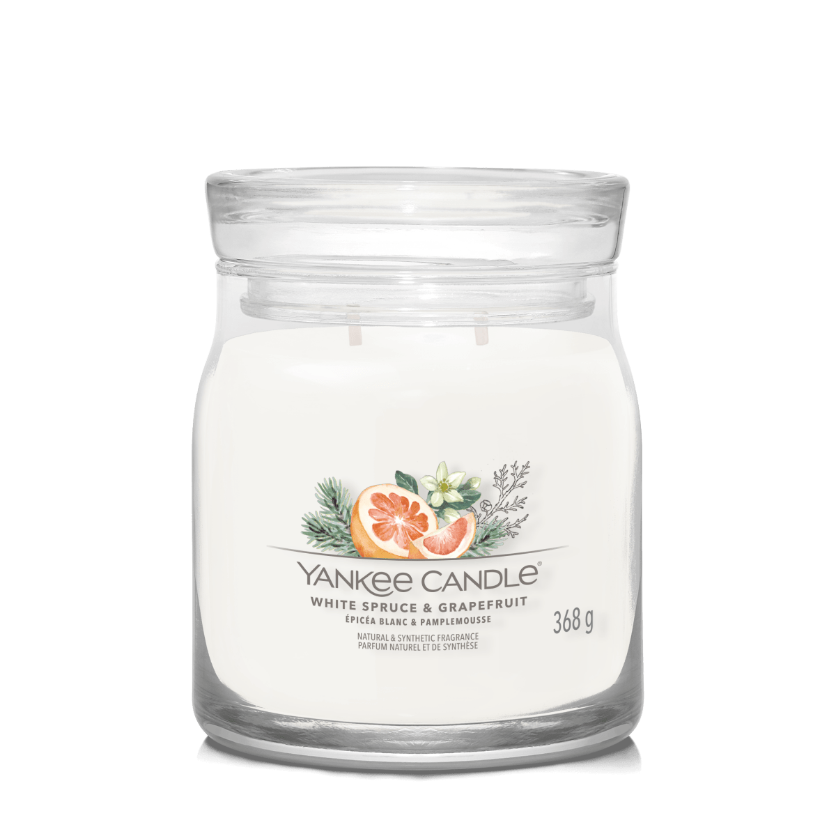 Candela Signature Media "White Spruce & Grapefruit" Yankee Candle - Kōdō.boutique