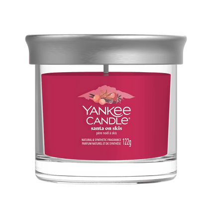 Candela Tumbler Piccola "Santa on Skis" Yankee Candle - Kōdō.boutique