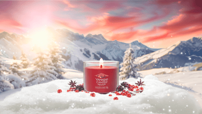 Candela Tumbler Piccola "Santa on Skis" Yankee Candle - Kōdō.boutique