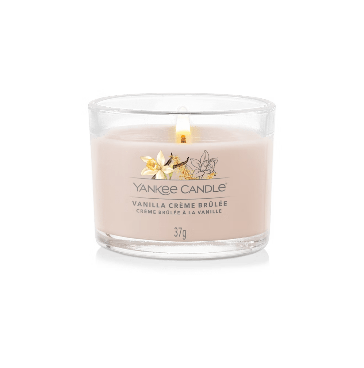 Candela Votiva in vetro "Vanilla Crème Brûlée" Yankee Candle - Kōdō.boutique