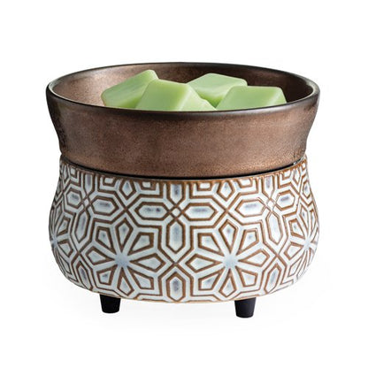 Candle Warmers® Bronze geometric 2 - in - 1 - Kōdō.boutique