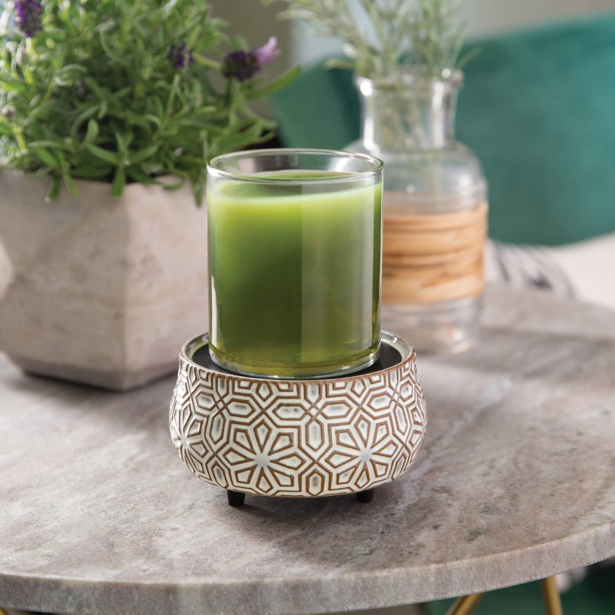 Candle Warmers® Bronze geometric 2 - in - 1 - Kōdō.boutique