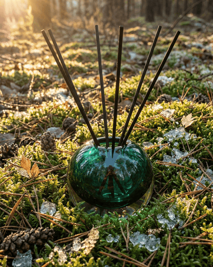Chinotto Dark - Diffusore a Bastoncini in Cristallo e Spray Ambiente - Kōdō.boutique