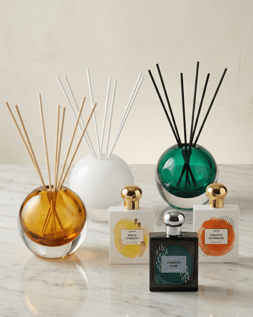 Chinotto Dark - Diffusore a Bastoncini in Cristallo e Spray Ambiente - Kōdō.boutique