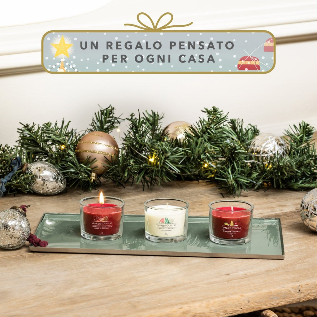 Confezione Regalo 3 candele Votive in vetro - Kōdō.boutique