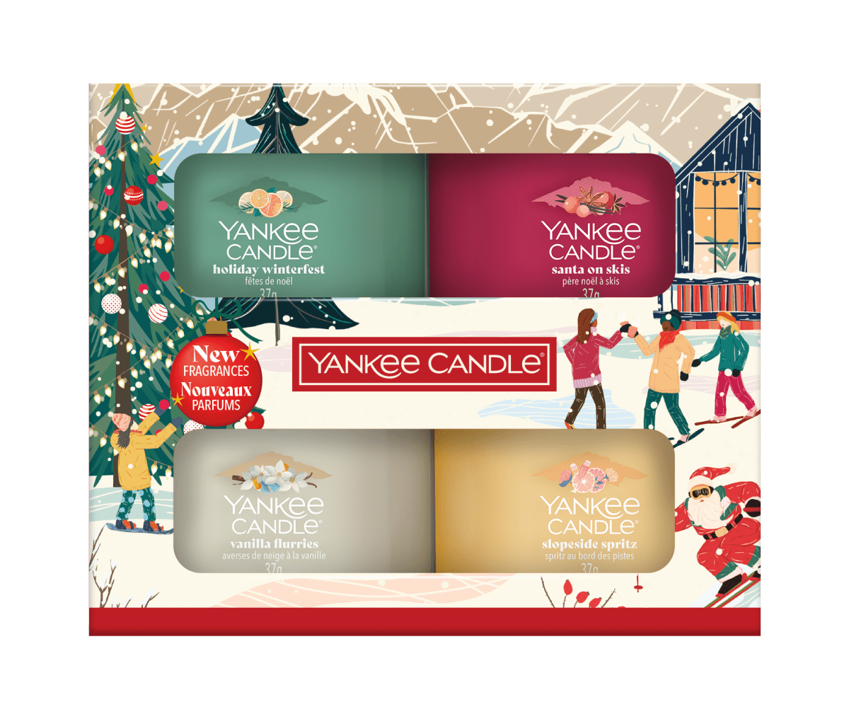 Confezione Regalo 4 candele Votive in Vetro - Kōdō.boutique