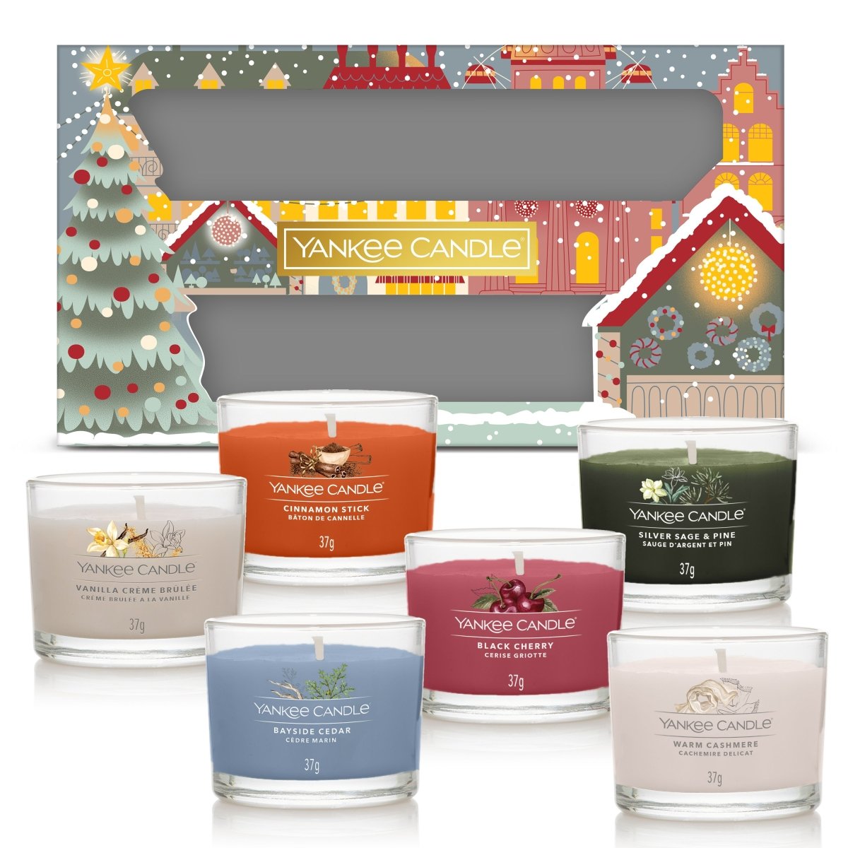 Confezione Regalo 6 candele Votive in Vetro - Kōdō.boutique