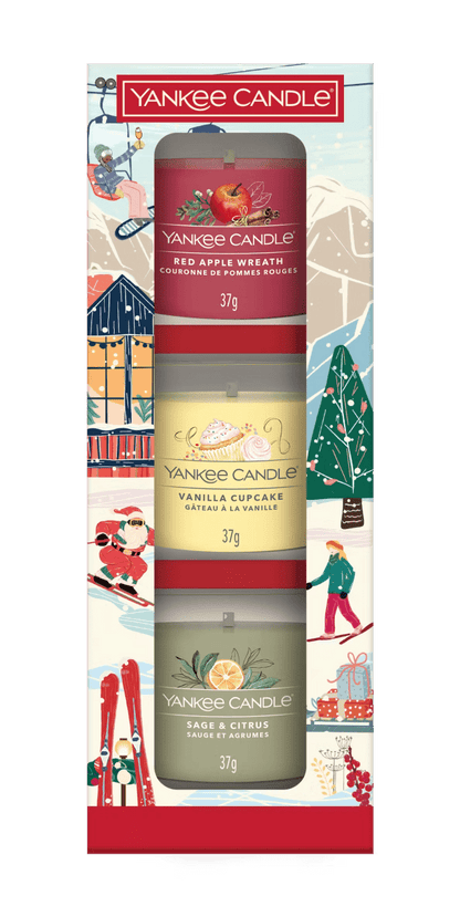 Confezione Regalo Holiday Party 3 candele Votive in vetro - Kōdō.boutique