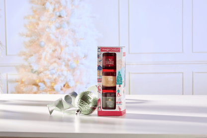 Confezione Regalo Holiday Party 3 candele Votive in vetro - Kōdō.boutique