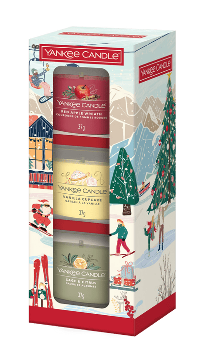 Confezione Regalo Holiday Party 3 candele Votive in vetro - Kōdō.boutique