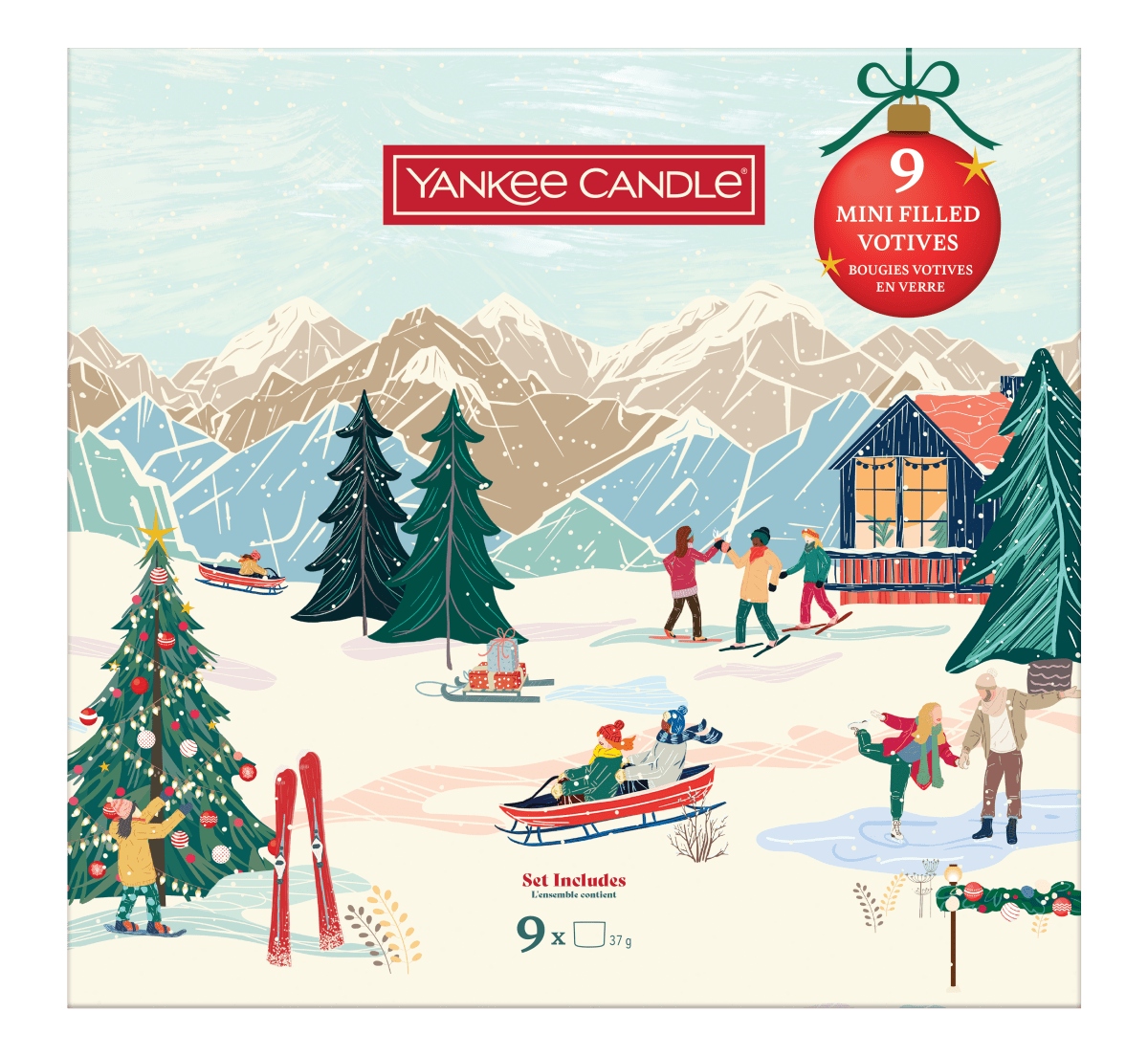 Confezione Regalo Libro 9 candele Votive in vetro - Kōdō.boutique