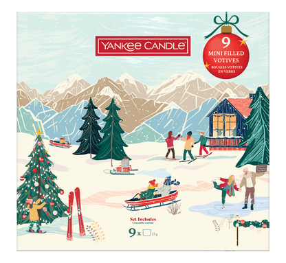 Confezione Regalo Libro 9 candele Votive in vetro - Kōdō.boutique