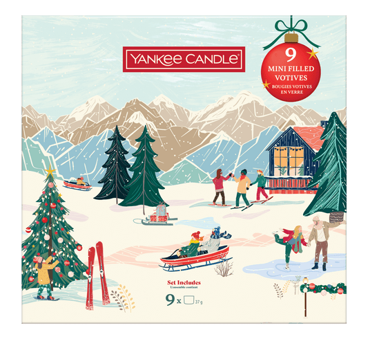 Confezione Regalo Libro 9 candele Votive in vetro - Kōdō.boutique