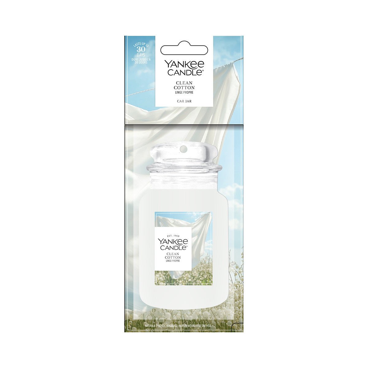 Deo Auto - Car Jar - Clean Cotton