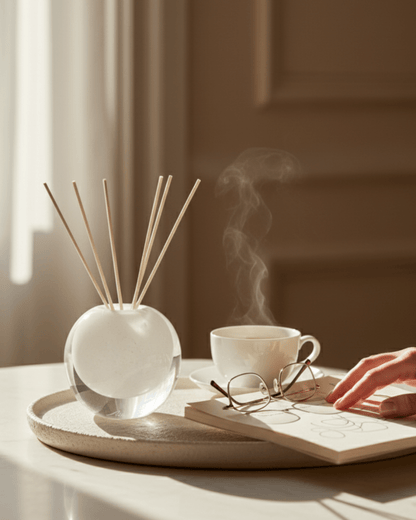 Fior di Chinotto - Diffusore a Bastoncini in Cristallo e Spray Ambiente - Kōdō.boutique