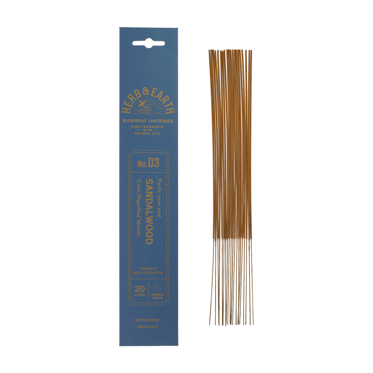 Incenso Herb & Earth - Sandalwood - Kōdō.boutique