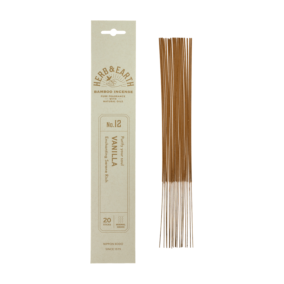 Incenso Herb & Earth - Vaniglia - Kōdō.boutique