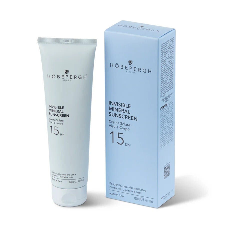 INVISIBLE MINERAL SUNSCREEN SPF 15 - CREMA SOLARE VISO E CORPO SPF 15 - Kōdō.boutique