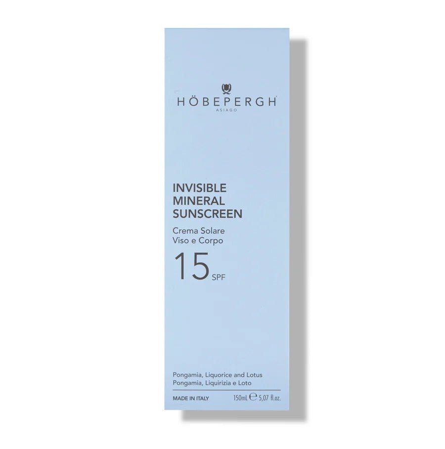 INVISIBLE MINERAL SUNSCREEN SPF 15 - CREMA SOLARE VISO E CORPO SPF 15 - Kōdō.boutique