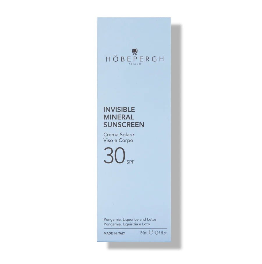 INVISIBLE MINERAL SUNSCREEN SPF 30 - CREMA SOLARE VISO E CORPO SPF 30 - Kōdō.boutique