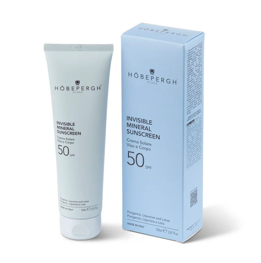 INVISIBLE MINERAL SUNSCREEN SPF 50 - CREMA SOLARE VISO E CORPO SPF 50 - Kōdō.boutique