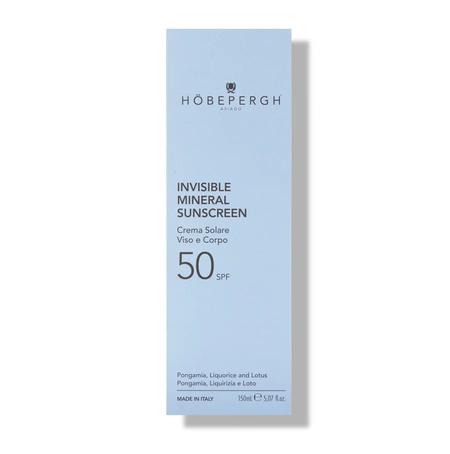 INVISIBLE MINERAL SUNSCREEN SPF 50 - CREMA SOLARE VISO E CORPO SPF 50 - Kōdō.boutique