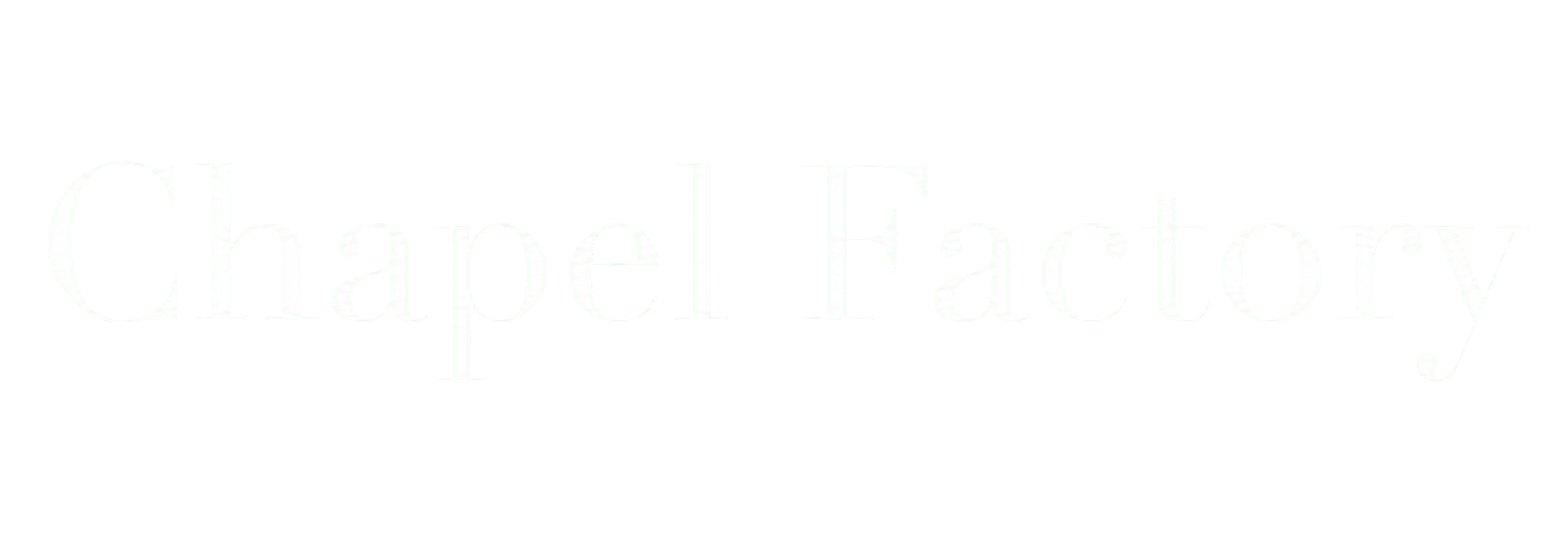 Logo Chapel Factory bianco