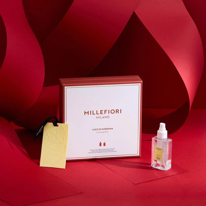 Luce di Gardenia – Set Spray per Tessuti e Tessere Profumate - Kōdō.boutique