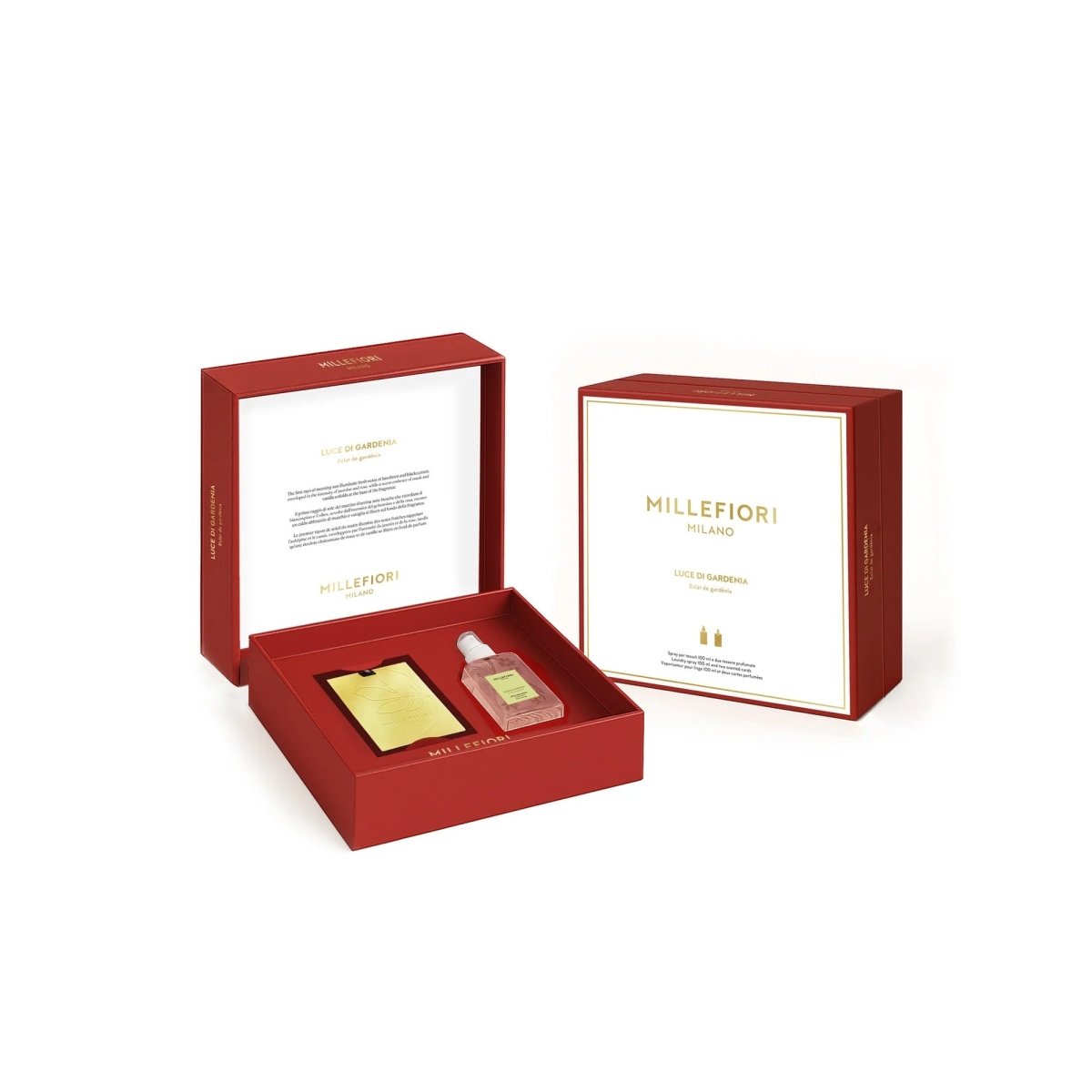 Luce di Gardenia – Set Spray per Tessuti e Tessere Profumate - Kōdō.boutique