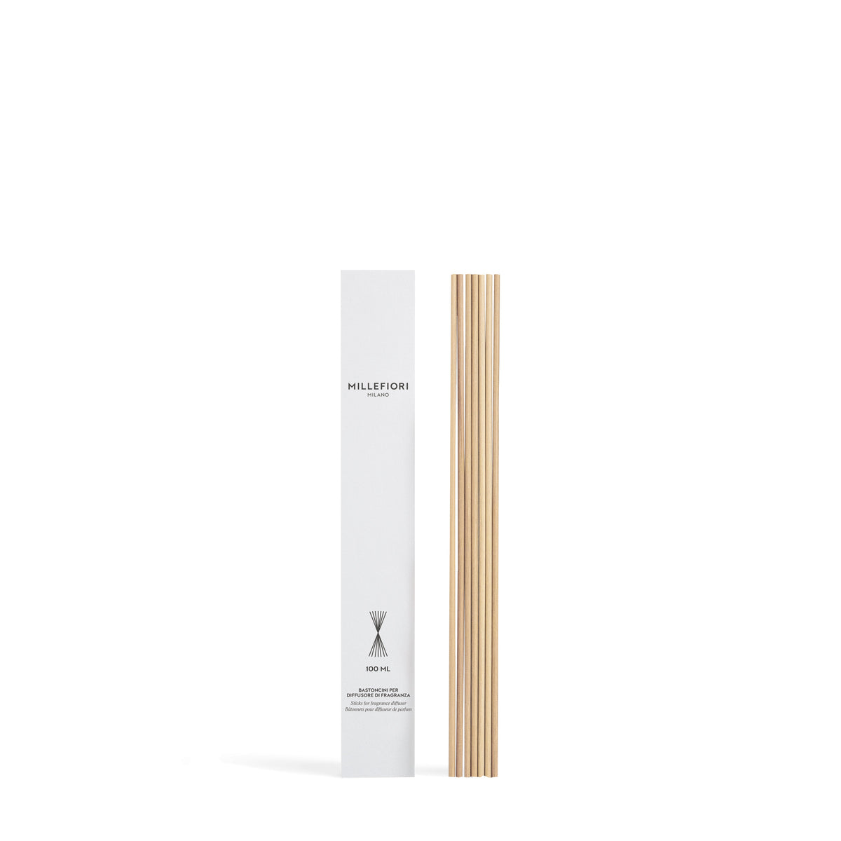 Bastoncini di ricambio Milano – Rattan naturale, 100 ml