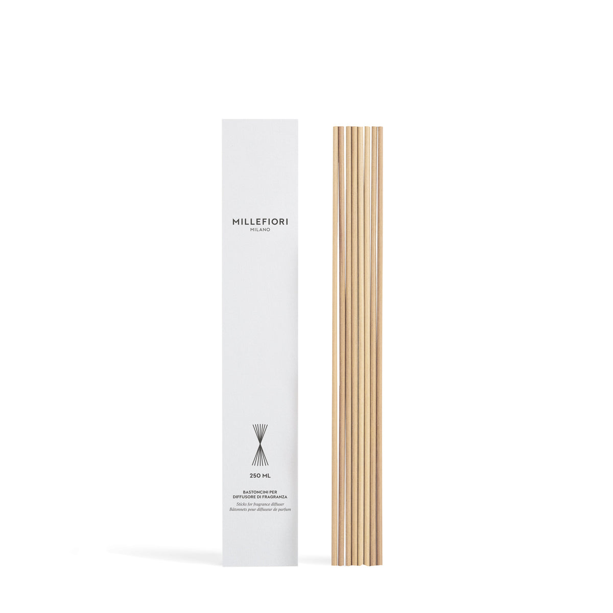 Bastoncini di ricambio Milano – Rattan naturale, 250 ml