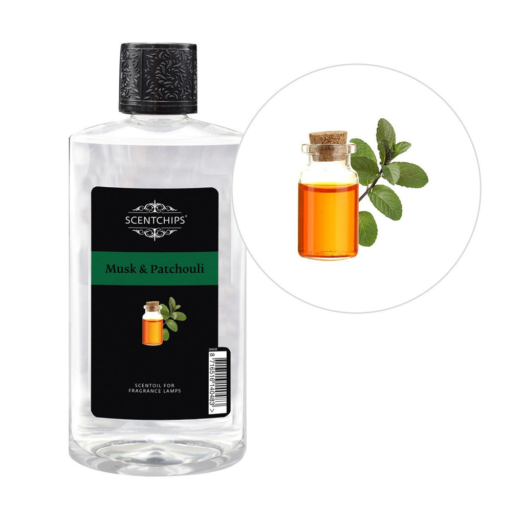 ScentOils Muschio e patchouli — Ricarica per lampada catalitica — 475 ml
